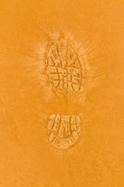 Impronta di scarpa