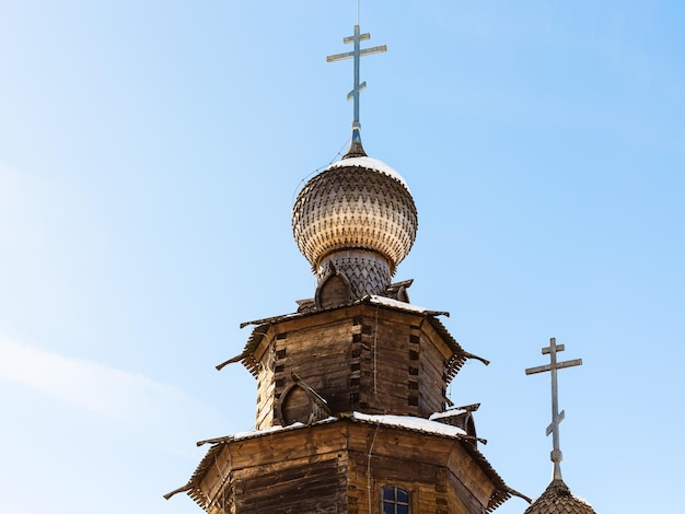 In cima alla Chiesa della Trasfigurazione a Suzdal