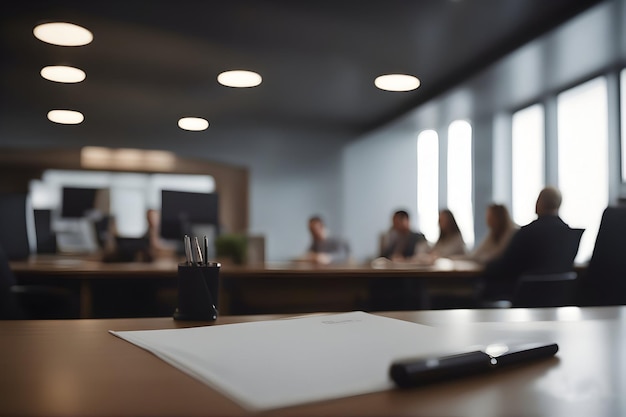 In una sala riunioni le persone negoziano l'apertura di un contratto