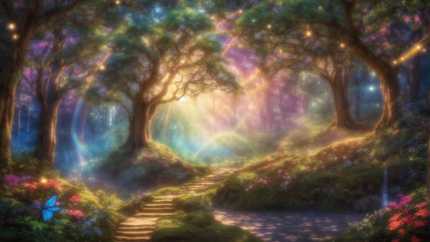 Incantesimo Arcobaleno Un viaggio attraverso la foresta magica