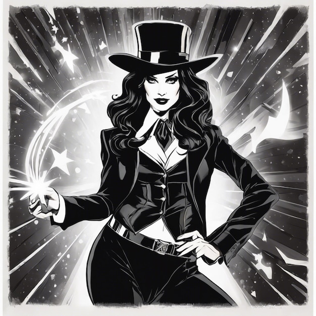 Incantesimo mistico Zatanna DC Stregone incantatrice