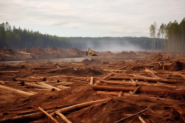Incendi boschivi Distruzione delle foreste nella taiga Destruizione delle foreste