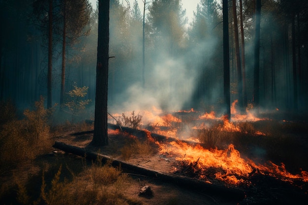 Incendi forestali IA generativa