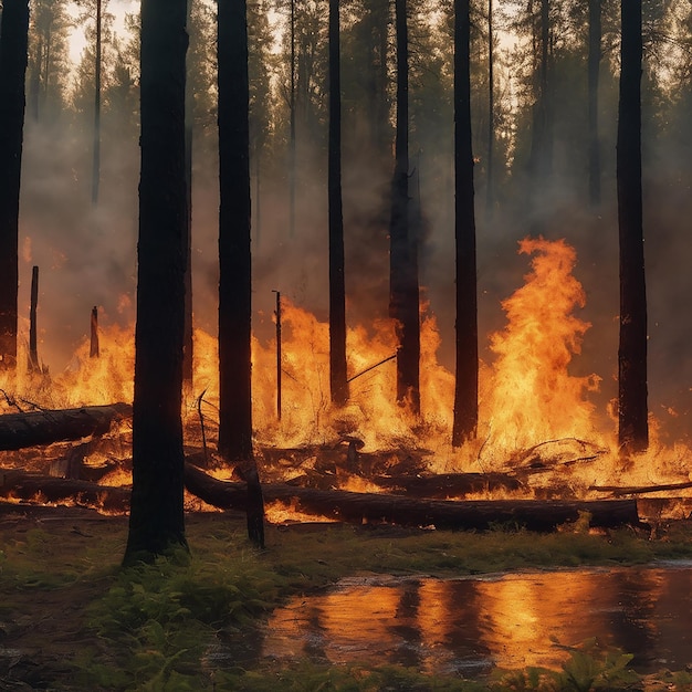 incendio forestale