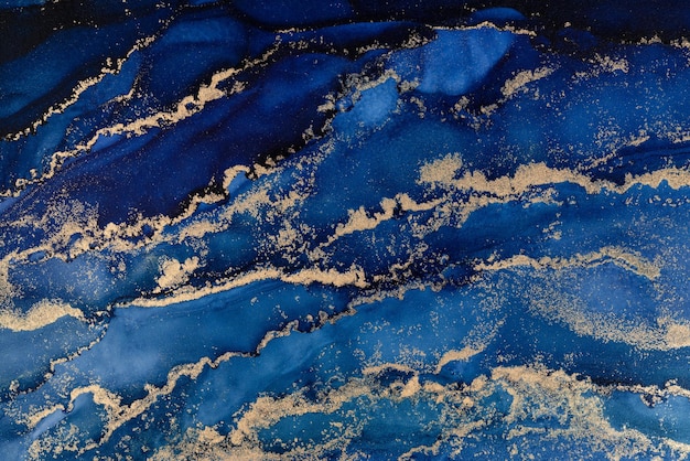 Inchiostro di marmo arte astratta da meticolosa pittura originale sfondo astratto