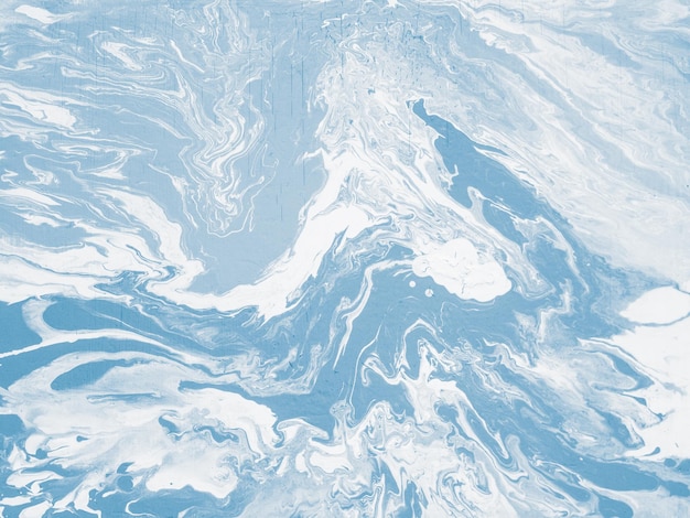 Inchiostro liquido blu sfondo astratto di consistenza di marmo