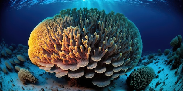 Incredibile corallo gigantesco del Mar Rosso