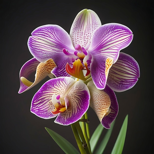 Incredibile fiore di orchidee ad alta risoluzione