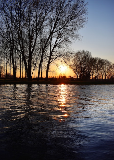 incredibile lago immerso nel verde