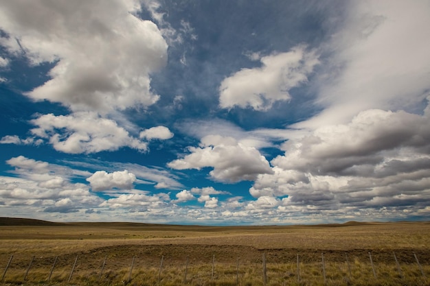 Incredibile paesaggio della Patagonia Cile