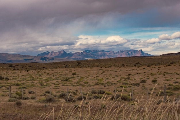 Incredibile paesaggio della Patagonia Cile