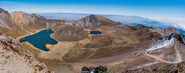 Incredibile paesaggio nel nevado de toluca.