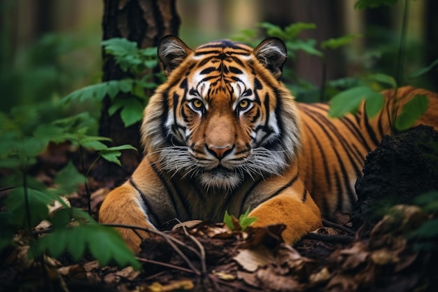 Incredibile tigre in natura