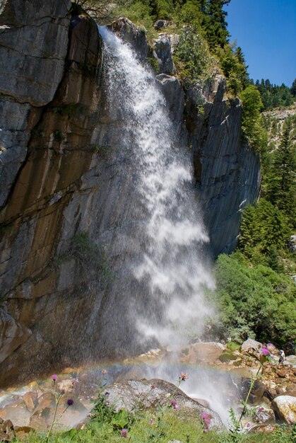 Incredibile vista di una cascata