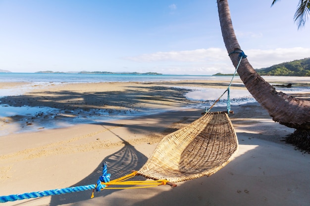 Incredibile vista panoramica della baia del mare e delle isole di montagna, Palawan, Filippine