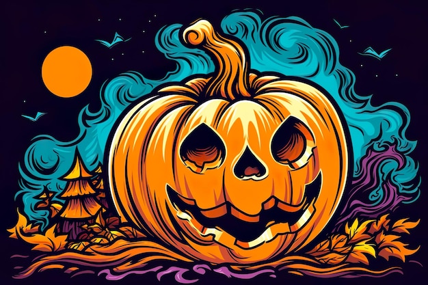Incredibili e di classe Immagini di zucca di Halloween e arte di zucca horror Bella creatività di Halloween