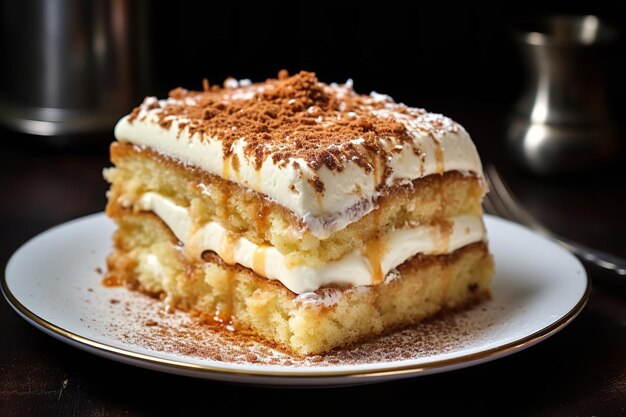 Incredibilmente deliziosa torta di crema italiana dessert italiano