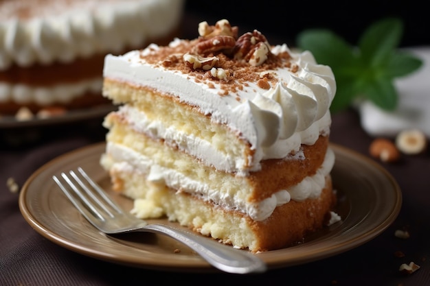 Incredibilmente deliziosa torta di crema italiana ricetta italiana