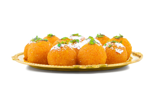 Indiano dolce Motichoor laddoo