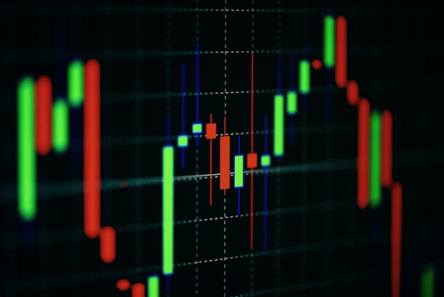 Indicatore di borsa del futuro di borsa di affari del grafico di borsa del mercato finanziario