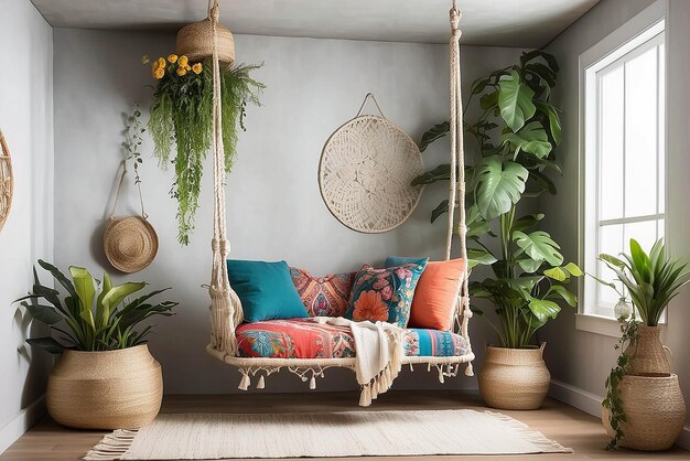 Indoor Swing Bohemian Corner