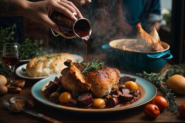 Indulgetevi di Coq au Vin Un capolavoro culinario