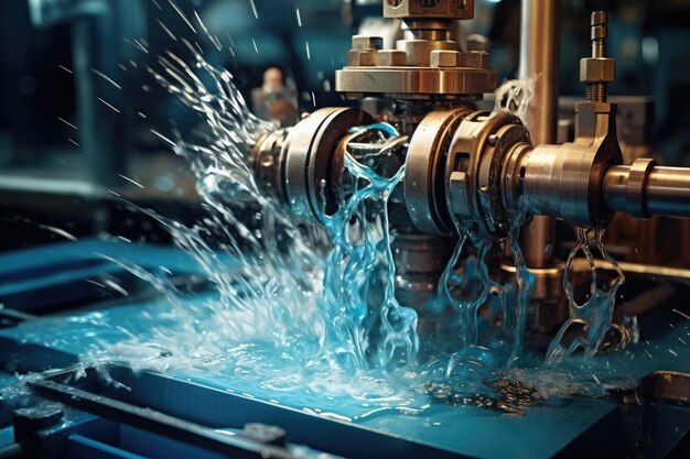 Industria delle macchine metalliche a spruzzo d'acqua