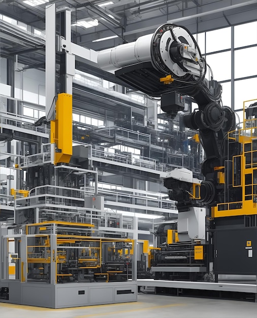 Industria di lavoro robot robotico industriale automatico
