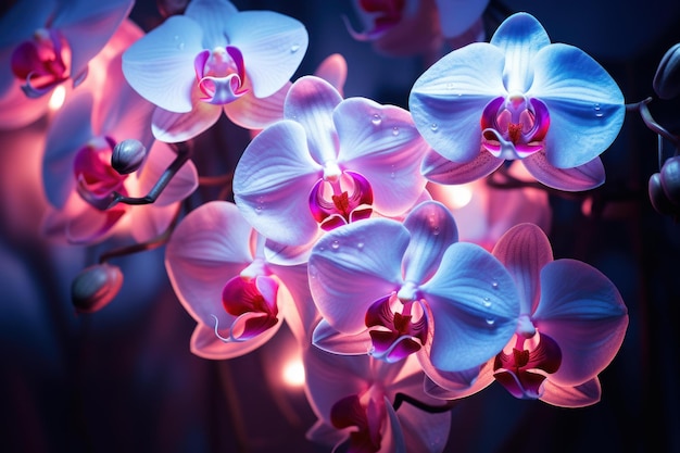 Inebriante fragranza di fiori di orchidee Generare Ai