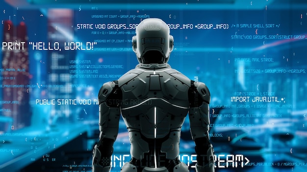 Ingegneria AI in azione algoritmo di intelligenza artificiale per il marketing lisp
