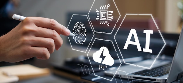 Ingegneria dell'intelligenza artificiale, big data e apprendimento automatico dell'IA per utilizzare l'IA generativa