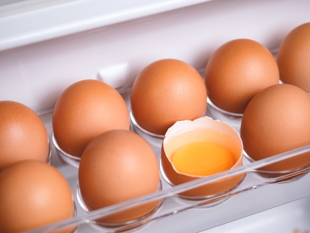 Ingredienti alimentari organici delle uova di gallina