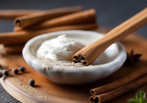 Ingredienti da forno posti sul tavolo