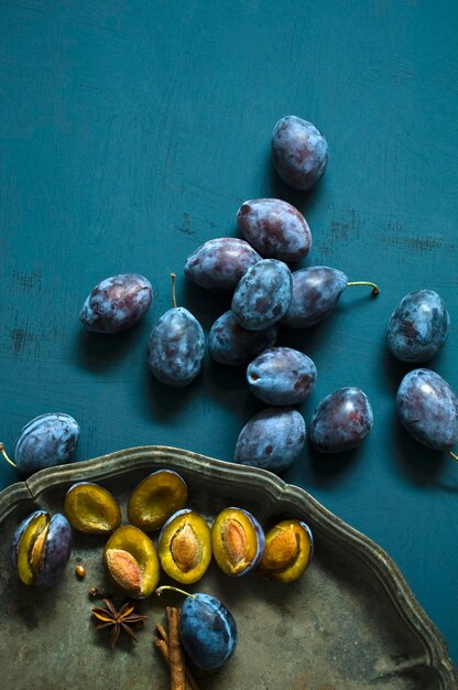 Ingredienti della marmellata di prugne