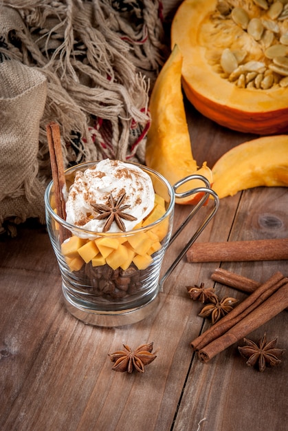 Ingredienti per Autumn Pumpkin Latte