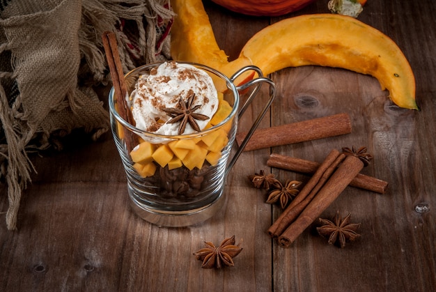 Ingredienti per Autumn Pumpkin Latte