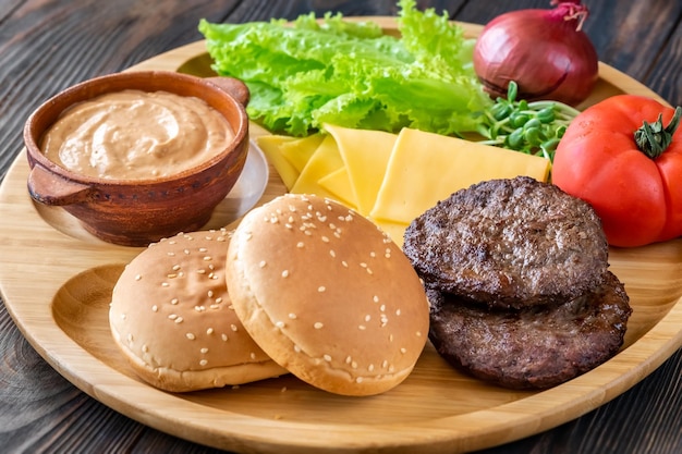 Ingredienti per hamburger