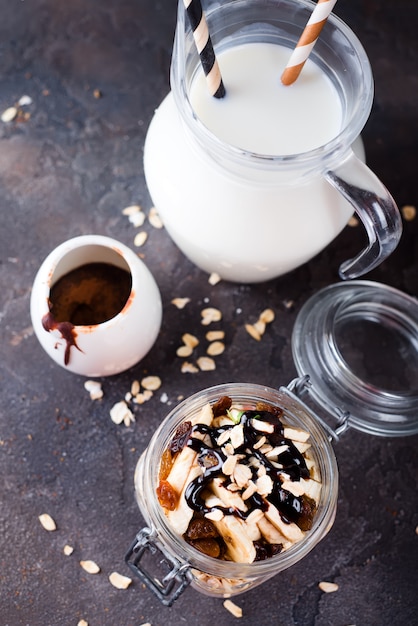 Ingredienti per la colazione sana