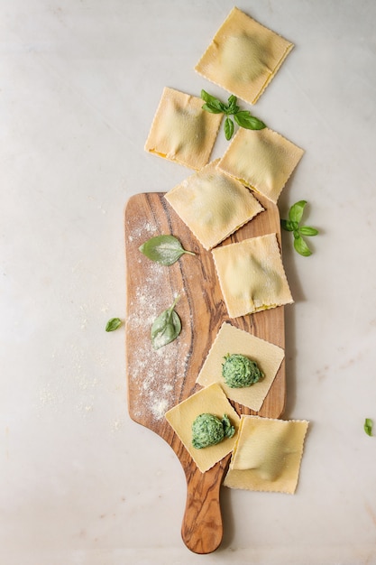 Ingredienti per la cottura della pasta fatta in casa