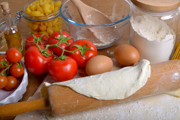 Ingredienti per la pizza fatta in casa