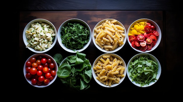 Ingredienti per la produzione di pasta