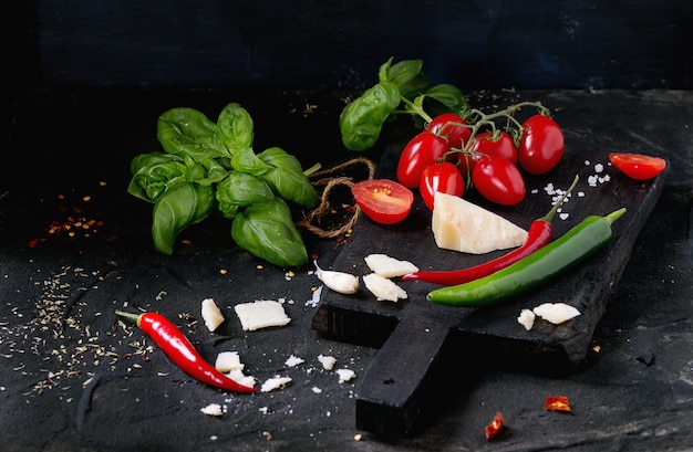 Ingredienti per la salsa di pasta