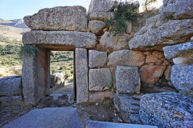 Ingresso all'antica città fortificata di Micene