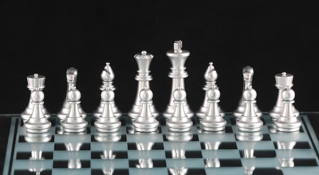inizio di una partita a scacchi