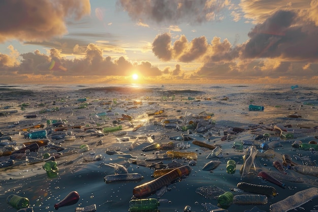 Inquinamento da rifiuti di plastica nell'ambiente oceanico