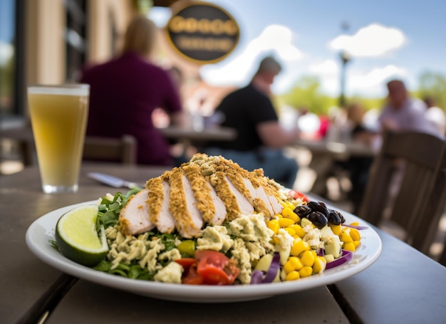 Insalata Cobb con verdure