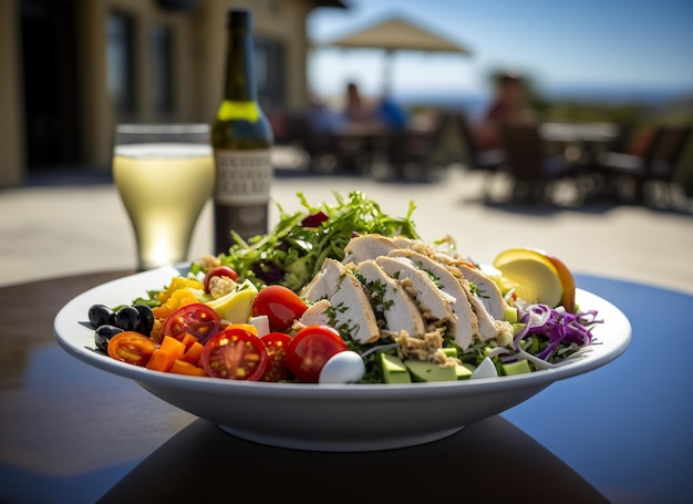 Insalata Cobb con verdure