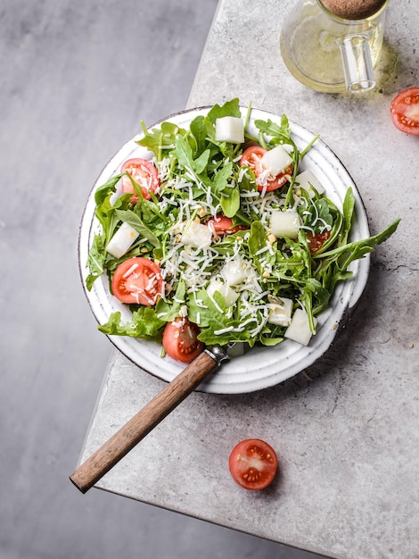 insalata con rucola e melone