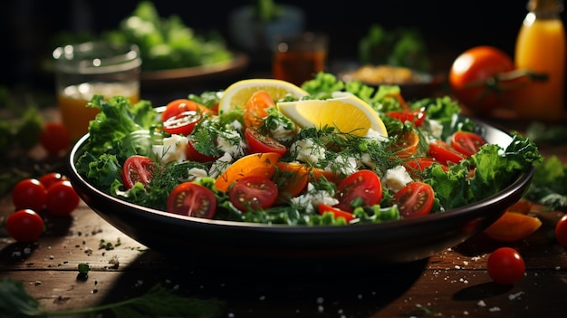 insalata con verdure