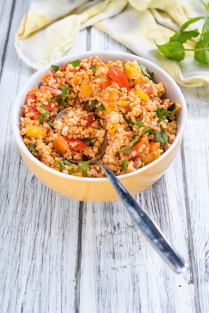 Insalata di Bulgur con verdure